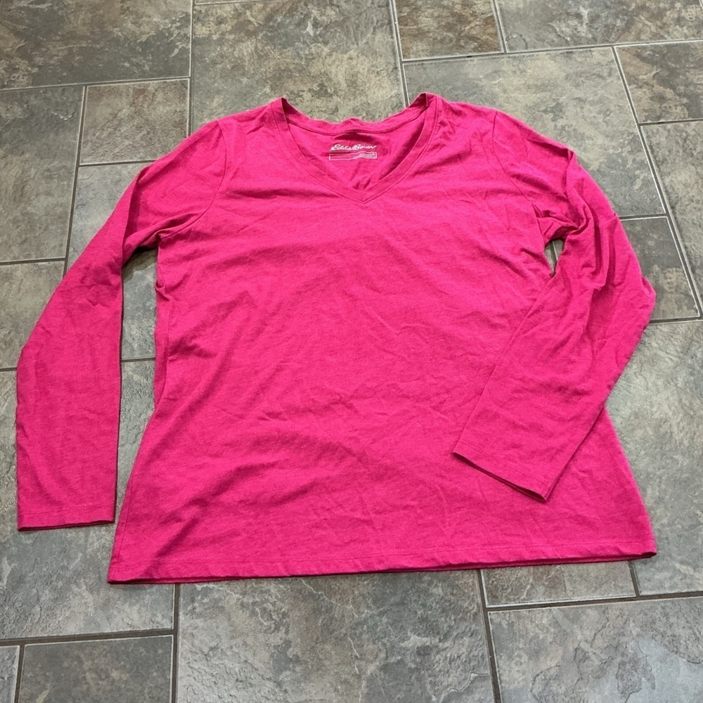 🥵 Eddie Bauer Fuchsia Long Sleeve
